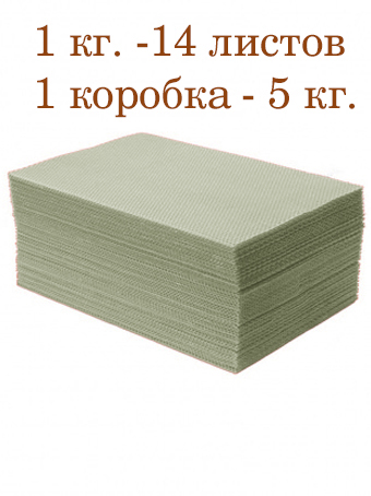 Вощина 1кг Пыльно-Серая большая( 400 x 260 мм)